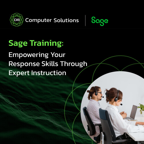 This year, kickstart success with DB Computer Solutions' Sage Training Programmes. Invest wisely in Sage software for streamlined operations and increased productivity.

Certified Expertise, Optimal Results:
Our consultants, certified in the latest Sage versions, empower your team to develop new business processes, unlocking the full potential of your Sage investment.

Start the Year Right:
Equip your team with essential skills. Our Sage Training enhances proficiency, ensuring you get the most out of your Sage solutions.

Key Benefits:

➡️ Improved efficiency
➡️ Enhanced Sage feature utilisation
➡️ Effective new business processes
➡️ Higher ROI

✔Stay Ahead in 2024:

Don't miss out on the full potential of Sage. Contact DB Computer Solutions now for a powerful start to the year!

Visit our website for more information: https://www.dbcomp.ie/sage-training/

Get in touch with us at 061 480980 or email us at info@dbcomp.ie.