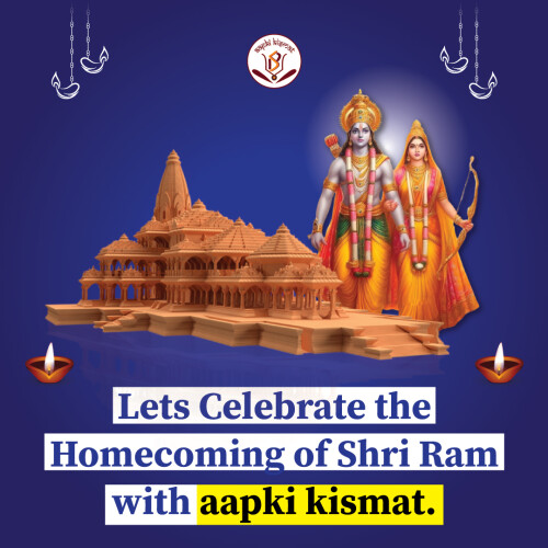 aapki kismat 1080 1080 lets celebrate the homecoming of shri ram with aapki kismat