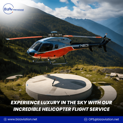Looking for a reliable helicopter charter service in India? Trust BizAv International. With competitive helicopter charter costs, we make luxury travel accessible to all. Hire Helicopter for various events such as aerial photography, wedding ceremonies, flower dropping, rapid medical response in emergencies, election support, Film Shooting and political flying.

Visit us - https://bizaviation.net/helicopter-charter-services