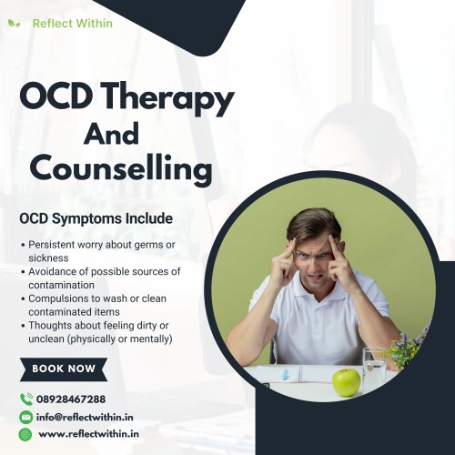 Discover relief with OCD therapy and counseling at Reflect Within. Expert guidance for managing obsessive-compulsive disorder, fostering healing and understanding. Visit: https://reflectwithin.in/ocd/
