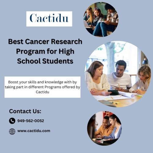 Delve into the world of cancer research offered by Cactidu and boost your skills and knowledge.