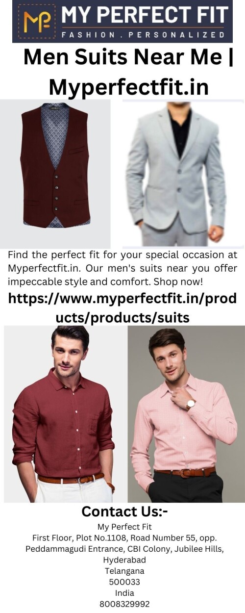 Find the perfect fit for your special occasion at Myperfectfit.in. Our men's suits near you offer impeccable style and comfort. Shop now!


https://www.myperfectfit.in/products/products/suits