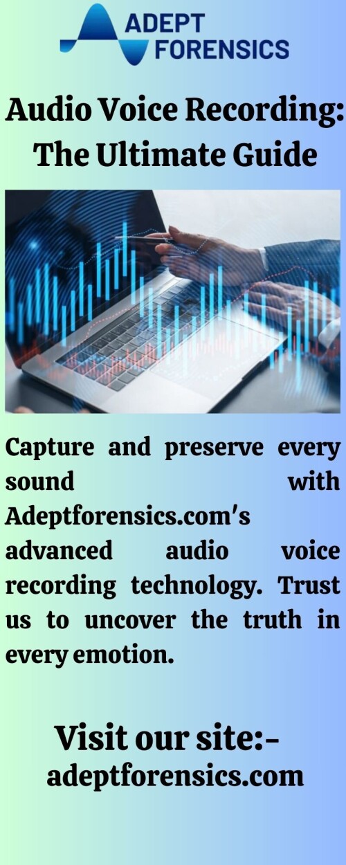 Capture every detail with Adeptforensics.com, the leading brand for audio voice recording. Experience crystal clear sound quality for all your needs.

https://adeptforensics.com/forensic-acoustics/