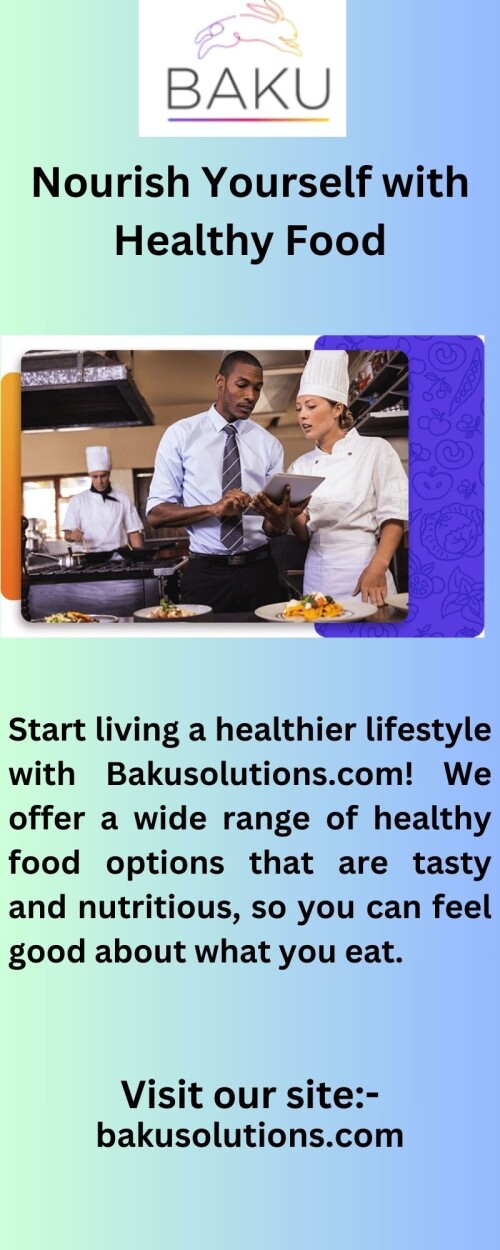 Discover delicious, healthy food with Bakusolutions.com! Our unique recipes are made with natural ingredients and designed to give you the best nutrition for your body. Try us today and start living healthier!

https://www.bakusolutions.com/food-and-beverage-consulting/food-procurement-consulting