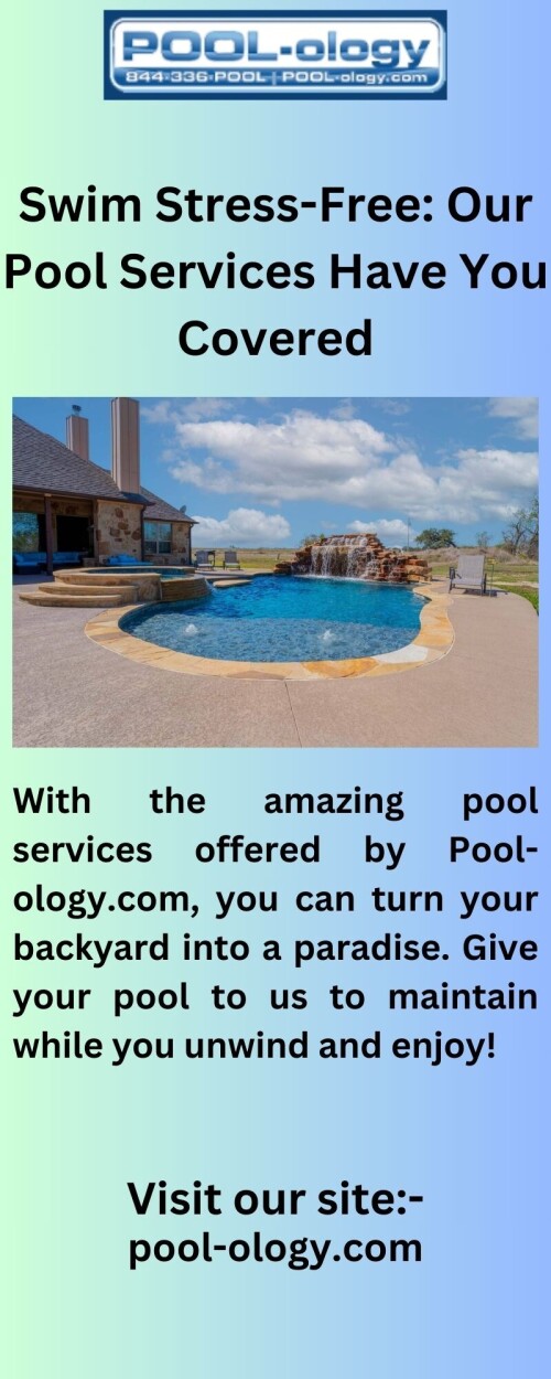 Transform your backyard into a personal oasis with Pool-ology.com. Our expert pool contracting services will bring your dream pool to life. Dive in now!

https://pool-ology.com/testimonials/