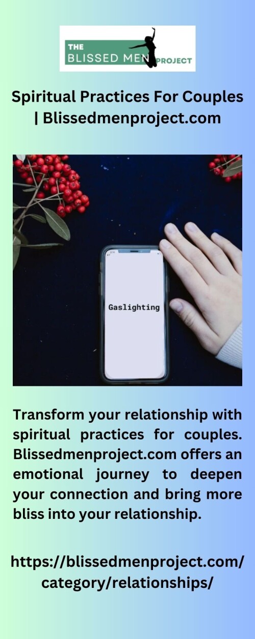 Transform your relationship with spiritual practices for couples. Blissedmenproject.com offers an emotional journey to deepen your connection and bring more bliss into your relationship.


https://blissedmenproject.com/category/relationships/