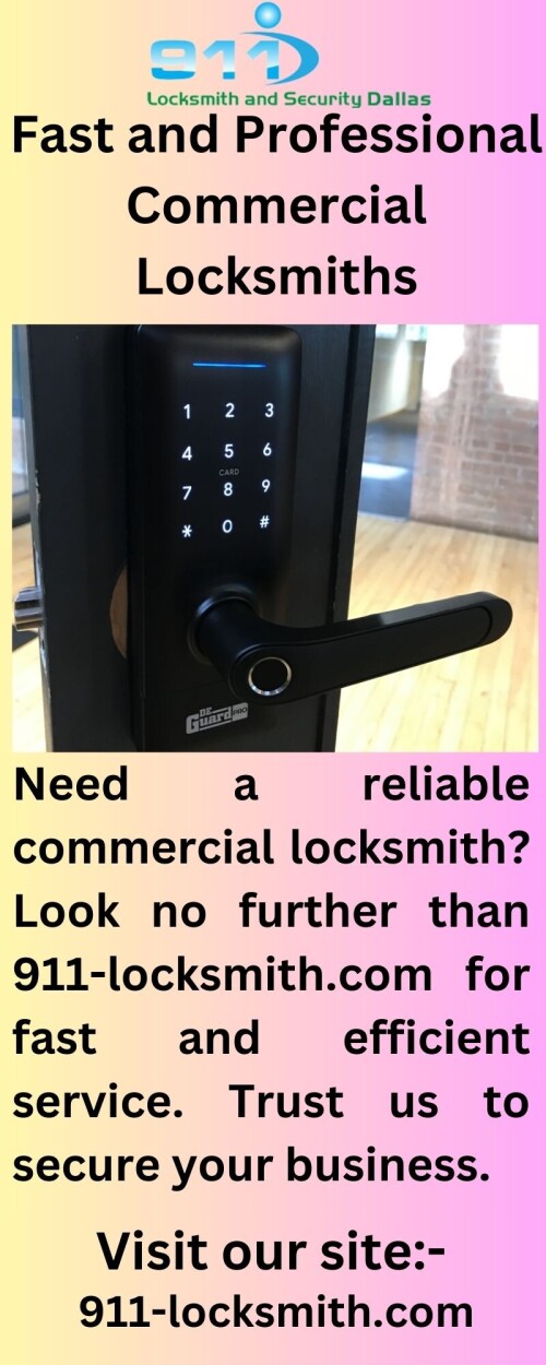 Get back on the road in no time with 911-locksmith.com, the trusted car locksmith. Fast and reliable service for all your emergency lockout needs.


https://www.911-locksmith.com/car-locksmith/