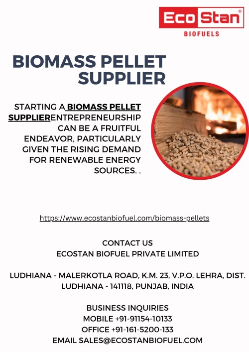 Biomass Pellet Supplier