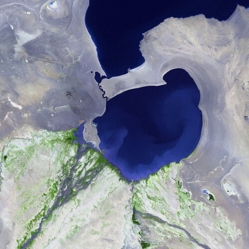 1024px Airag lake, Mongolia, Landsat image
