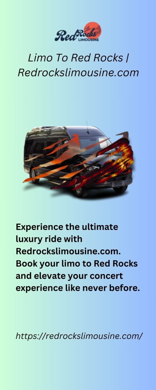 Experience the ultimate luxury ride with Redrockslimousine.com. Book your limo to Red Rocks and elevate your concert experience like never before.

https://redrockslimousine.com/