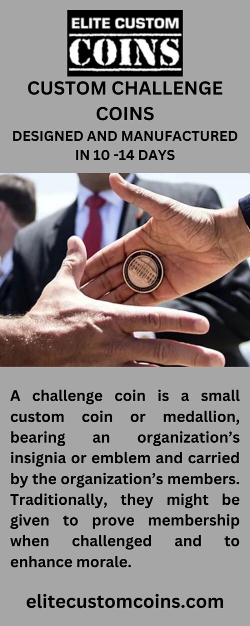 Visit EliteCustomCoins.com to learn about the history and beauty of US coinage. With our outstanding quality and service, you can create personalised coins for every occasion.https://www.elitecustomcoins.com/free-quote/