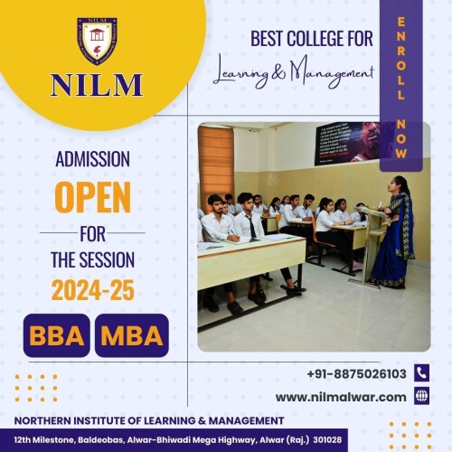 Discover the dynamic fusion of theory and practice with BBA at NILM Alwar. Our program blends rigorous academics with real-world applications, equipping you with essential skills for success in today's business landscape. Explore innovative learning experiences and unlock your potential for leadership in business and beyond.  for more info. visit us- www.nilmalwar.com