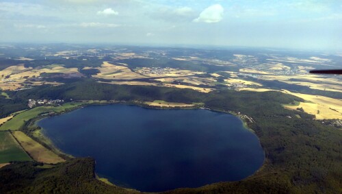 Laacher See Luftaufnahme