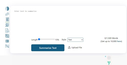 Summary Writing Format: Follow proper summary writing formats with guidance from ZeroGPT's summarisation tool, ensuring clarity and coherence in summarised content.

https://www.zerogpt.com/summarizer