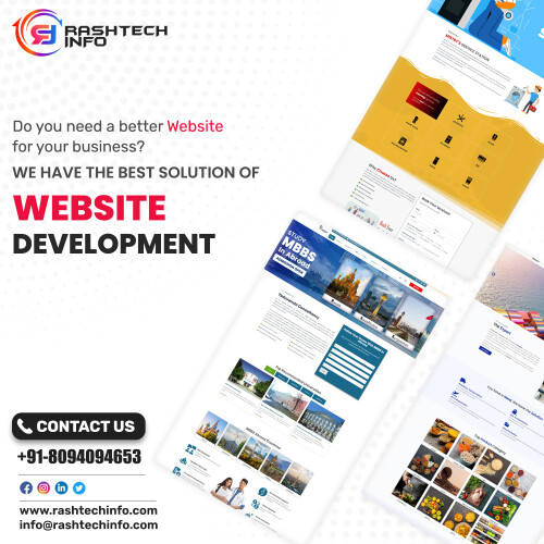 Elevate your online presence with RashTech Info premier web development services. Our team crafts dynamic websites with precision and innovation, ensuring seamless functionality and stunning design tailored to your unique needs. Experience the pinnacle of web development services in Alwar and unlock your digital potential today.

Contact US:
https://rashtechinfo.com/services/web-development/