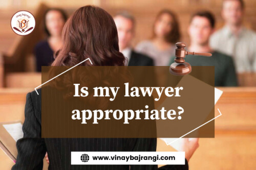 Are you constantly questioning if your lawyer is the right fit for your legal needs? Look no further, because Dr. Vinay Bajrangi is here to provide you with the best legal services. With years of experience and a deep understanding of the law, Dr. Bajrangi is the perfect choice for all your legal matters. Don't let doubt hold you back, trust him for reliable and effective legal representation like Is my lawyer appropriate? . Contact us now to schedule a consultation.