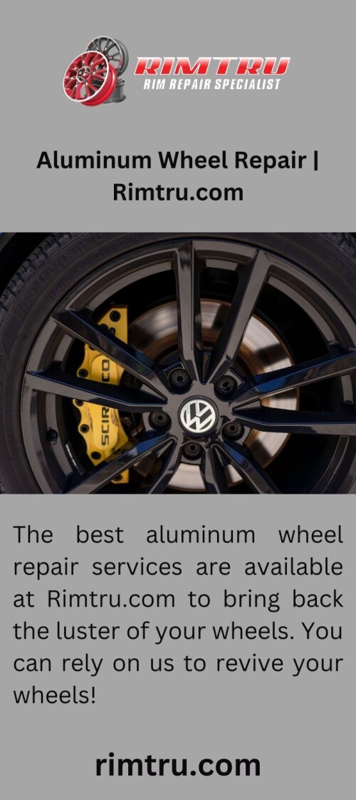 The best aluminum wheel repair services are available at Rimtru.com to bring back the luster of your wheels. You can rely on us to revive your wheels!

https://www.rimtru.com/