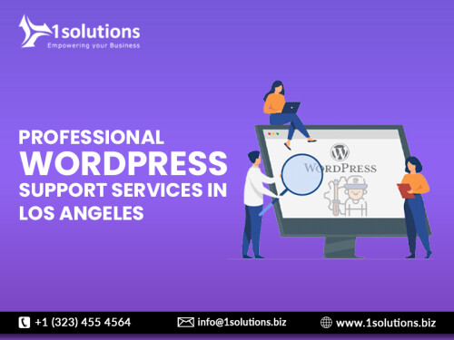 1Solutions offers top-tier WordPress support services in Los Angeles, designed to help businesses maintain and optimize their websites with ease and efficiency. Our team of experienced WordPress experts is dedicated to providing comprehensive support, ensuring your website runs smoothly and stays up-to-date with the latest features and security measures.