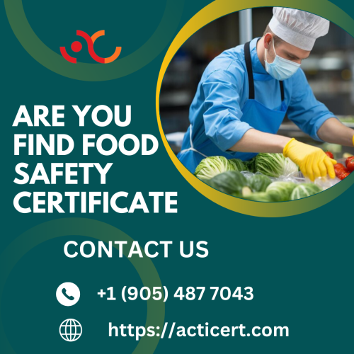 Acticert food safety certificate course, recognized by the Health Ministry, allows candidates to learn about several important topics, such as how to store, prepare, cook, and serve safe-to-eat food. To work in the food sector, you must have this certificate to start or advance your career. You can book available dates for your class after registration. For registration, you have to visit the web portal. Get certified by visiting now!