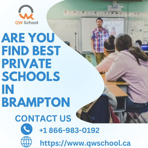 QW school is one of the best private schools in Brampton, Ontario. With a vision to provide alternate schools to students, it works with a small group of students and allows them to fulfil the high requirements of admittance into the best universities and colleges. Also, the teachers here work hard to give the students the best education possible through a carefully thought-out curriculum and never limit the opportunities available. So, why are you still waiting? Enrol your kid today to ensure the best training experience possible.  https://www.qwschool.ca/