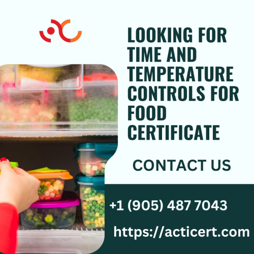 Time and Temperature Controls for food is an essential food safety practice. Regular and effective implementation of this practice helps prevent bacterial growth, keeps food out of the danger zone, and helps save healthy bacteria in cold temperatures. It offers many more benefits. You learn about it many more through the certification course we offer. More importantly, you will learn about all the relevant practices. Enrol in ActiCer Safety Certification once through our official website. Get the complete information about the course from our official website or Support Staff. https://acticert.com/food-handler-certificate/