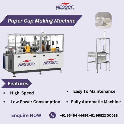 our Smart Technology Automated Paper Cup Making Machine! This high-tech machine offers automated solutions for efficient, high-speed cup manufacturing with a focus on smart technology and operational excellence.

Find out more:
https://www.nesscoindia.com/global/paper-cup-making-machine-italy/