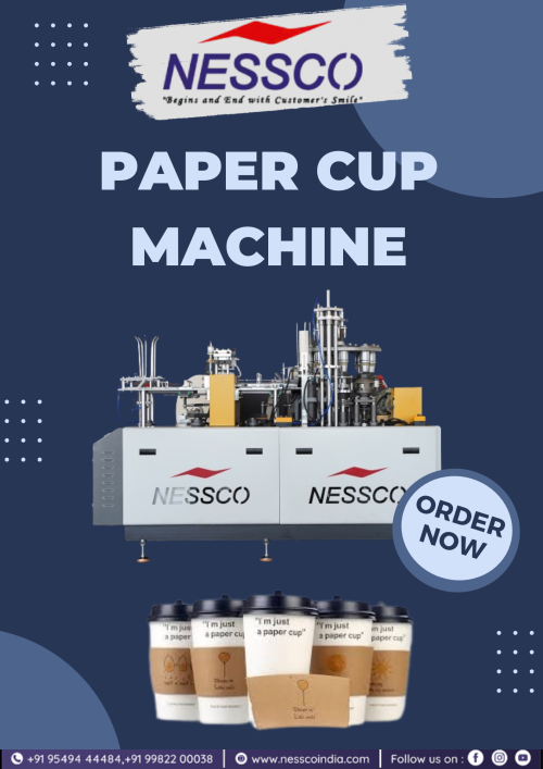 disposable paper cup machine