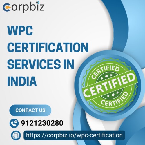 Get your wireless products certified with WPC Certification to comply with Indian regulatory standards. Our WPC Certification services ensure your devices meet the mandatory requirements for seamless market entry.
https://corpbiz.io/wpc-certification