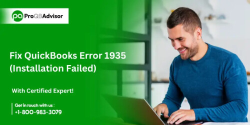 QuickBooks Error 1935 disrupts installation, often due to .NET Framework issues, antivirus conflicts, outdated Windows, or conflicting apps. To fix it: restart your PC, update Windows, repair or reinstall .NET Framework, disable antivirus, perform a clean boot, use QuickBooks Install Diagnostic Tool, or contact support.