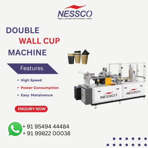 Double Wall cup Paper Machine canva