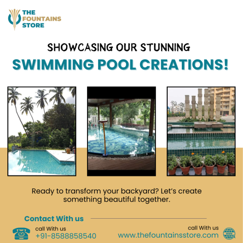 Experience top-notch Swimming Pool Construction in Delhi with The Fountains Store. We specialize in creating luxurious, custom-designed pools that elevate your outdoor space. From design to installation, we ensure quality craftsmanship and unparalleled service for your dream swimming pool.
Read more at: https://thefountainsstore.com