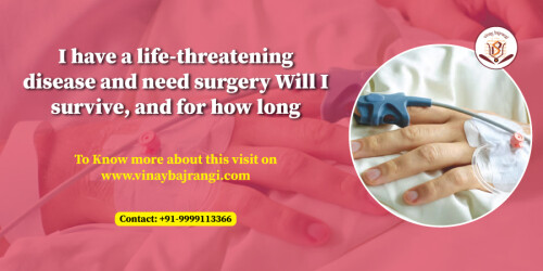 If you have a life-threatening disease and wonder about your chances of survival, then astrology can give valuable insights. The eighth house in the birth chart shows chronic and life-threatening diseases. The sixth house is the house of diseases, and the twelfth house is hospitalized.

Visit Now: - https://www.vinaybajrangi.com/health-astrology/life-span/will-i-survive-my-life-threatening-disease-surgery-for-how-long.php