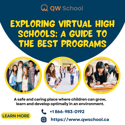 Would you like to manage a virtual high school? This is certainly a good start, but success in a virtual environment requires some skills. If you want to enroll in a school where learning is fun, you can enroll in QW School. This means more engagement and new learning to create a new school where all students learn more. Don't wait any longer, sign up now for a free consultation and get started! https://www.qwschool.ca/