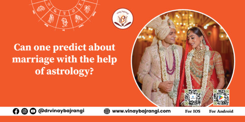 Marriage is a big decision for anyone; it changes your life. If you are thinking of getting married or married already, you might have many questions about it. Astrology can help you answer all of those questions. According to the birth chart, marriage predictions can tell you when you will get married and how your future life partner will look.

Visit Now: - https://www.vinaybajrangi.com/marriage-astrology