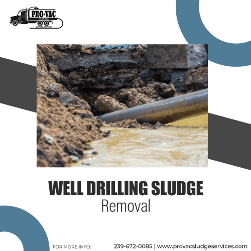 well drilling sludge removal