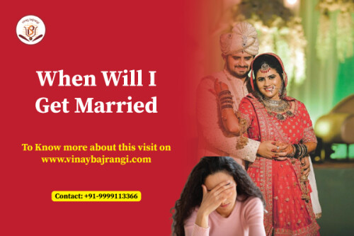 Wondering when you will get married? Let Dr. Vinay Bajrangi help you find the answer! He is the most trusted marriage astrologer, guiding many to their happily ever after. With his expert insights, you can understand your love life better and discover when your dream wedding might happen. Don’t wait any longer! Visit his website now to get personalized advice and take the first step towards your future. Your perfect match could be just around the corner!

Read more - 
https://www.vinaybajrangi.com/marriage-astrology/late-marriage/when-will-i-get-married