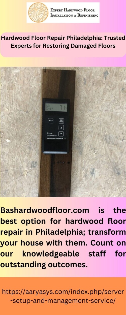 Bashardwoodfloor.com is the best option for hardwood floor repair in Philadelphia; transform your house with them. Count on our knowledgeable staff for outstanding outcomes.

https://bashardwoodfloor.com/installation-and-refinishing/