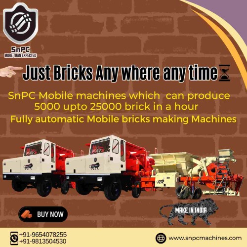 Construction industry at its peak with fully automatic brick making machine!
main types of mobile brick making machines are BMM160, BMM310 and BMM410. Just buy Snpc machines and enjoy automatic brick production. These brick making trucks are durable, compressive and can be easily handled while operating. Customer from any country, state or provinces either can contact us via our website email or contact for order or more enquires or can visit our place and can physically enquire for their own satisfaction.
snpcmachines.com/
#snpcmachine #brickmakingmachine #claybrickmakingmachine #machineforbrickmaking #fastestbrickmakingmachine #topqualitybrickmakingmachine #movingbrickmachine #BMM310 #BMM410 #bmm150 #constructionmachinery #offroadbrickmakingmachine #fasestbrickmakingmachine